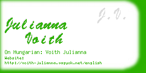 julianna voith business card